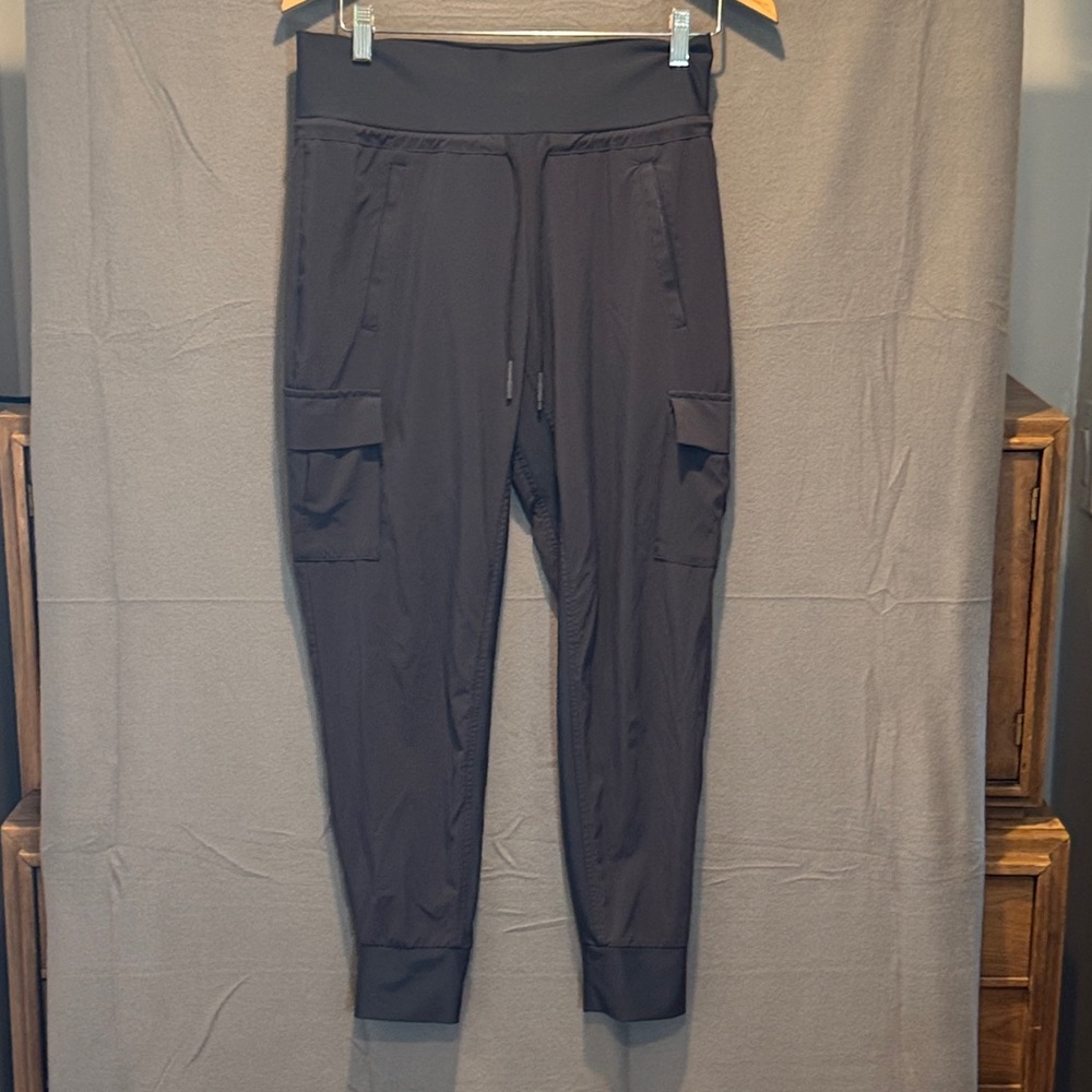 Athleta Charcoal Cargo Joggers
